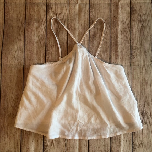 Abercrombie Halter Trapeze Linen Cami - Picture 2 of 3